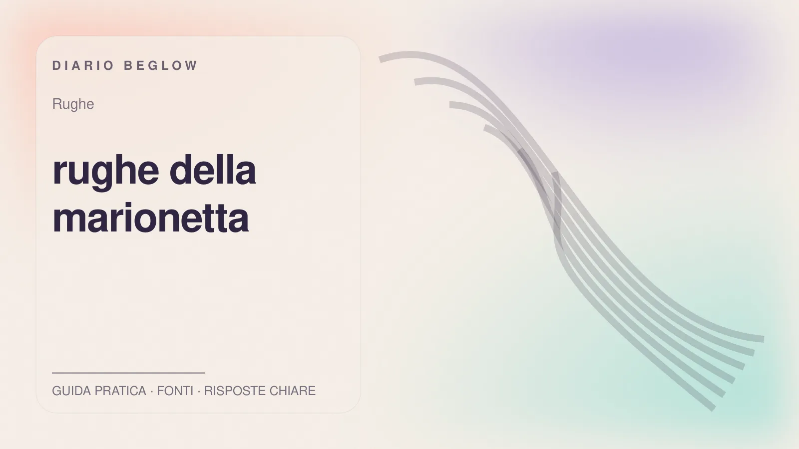 Illustrazione editoriale Beglow dedicata a rughe della marionetta