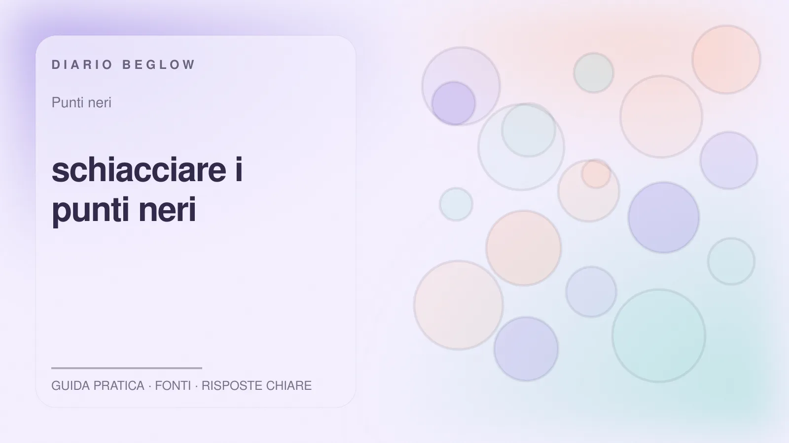 Illustrazione editoriale Beglow dedicata a schiacciare i punti neri