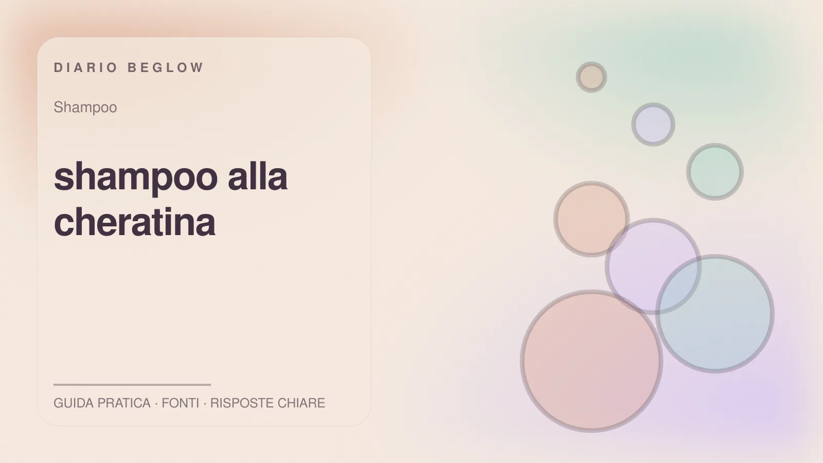Illustrazione editoriale Beglow dedicata a shampoo alla cheratina