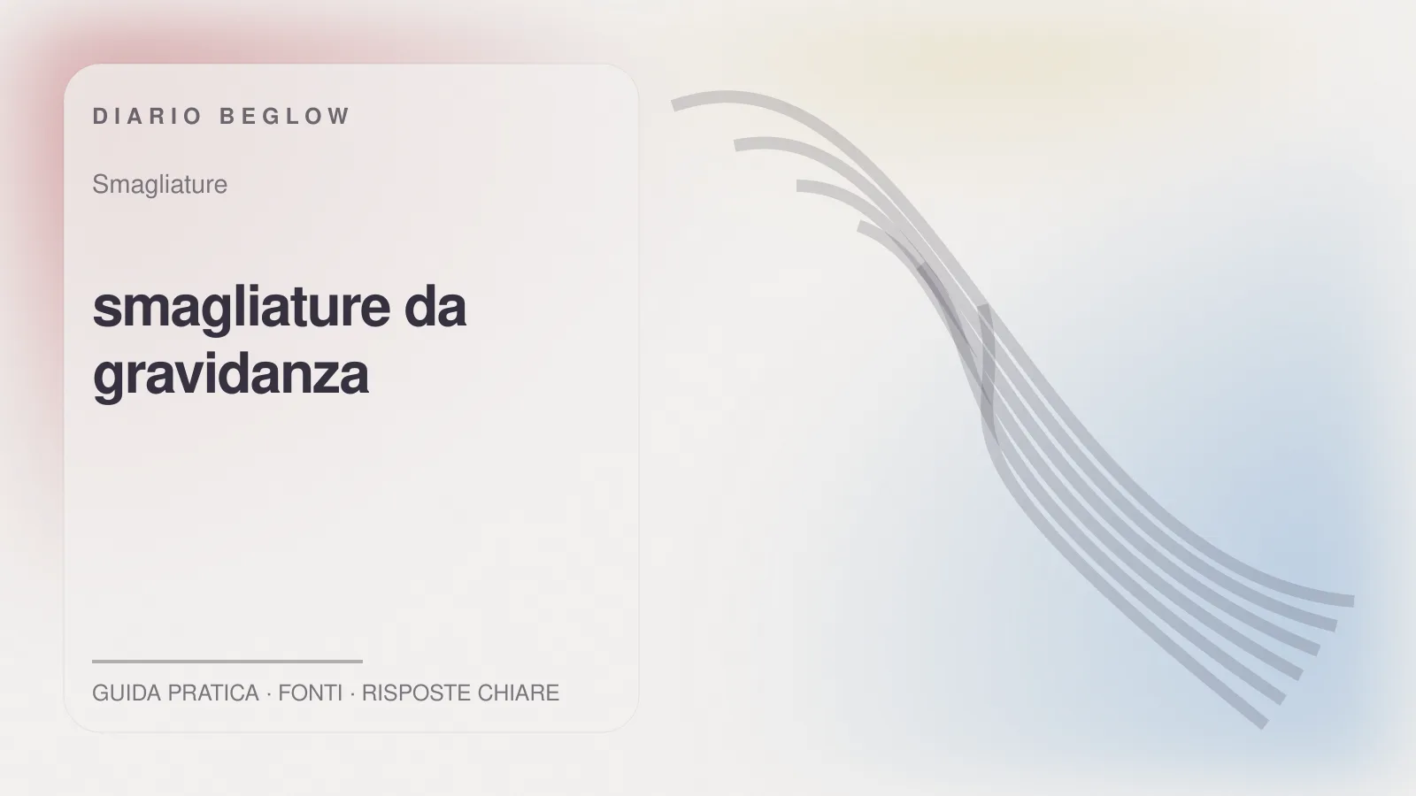 Illustrazione editoriale Beglow dedicata a smagliature da gravidanza